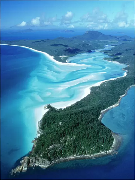 Australia Tongue Pt. Hill inlet, Whithaven Beach, Whitsunday Island, Great Barrier Reef Marine Park, Queensland