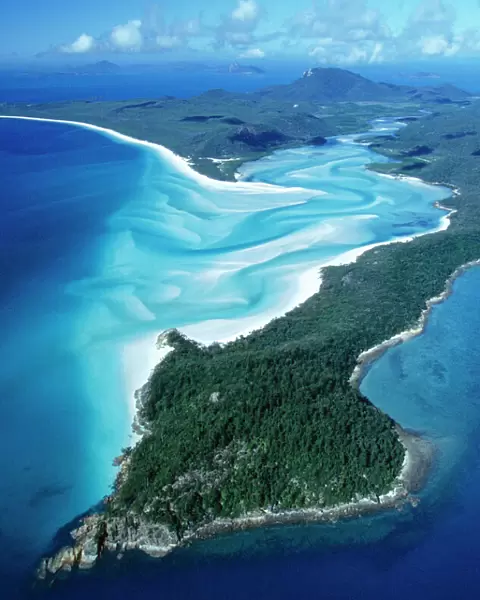 Australia Tongue Pt. Hill inlet, Whithaven Beach, Whitsunday Island, Great Barrier Reef Marine Park, Queensland