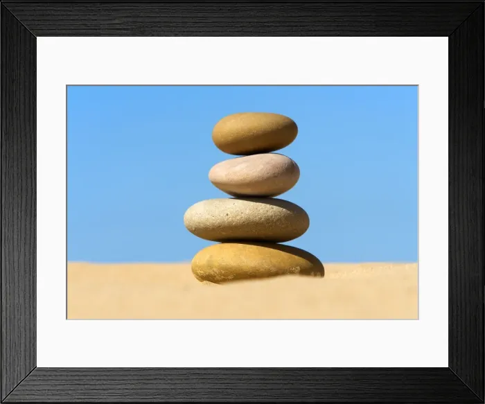 Framed Print : Pebbles - piled up Framed Print : Pebbles - piled up