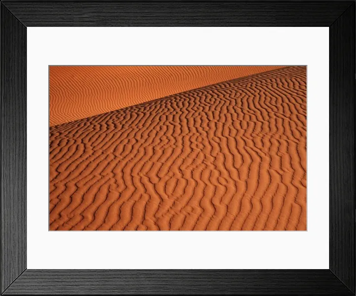 Framed Print : Namib - Naukluft Park; structural forms in the sand of the deser Framed Print : Namib - Naukluft Park; structural forms in the sand of the deser