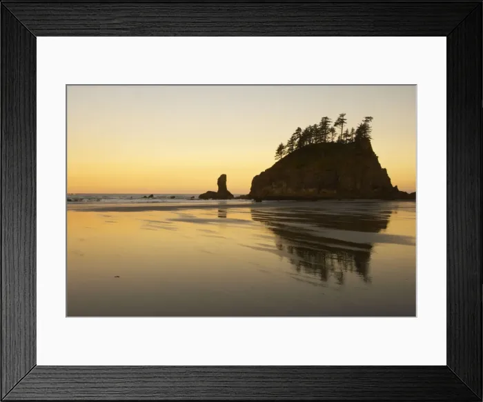 Framed Print : Offsore Sea Stacks Second Beach, Olympic National Park, Washington State USA LA001608 Framed Print : Offsore Sea Stacks Second Beach, Olympic National Park, Washington State USA LA001608