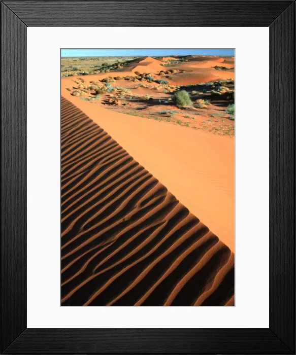 Framed Print : Southern Australia - Strzelecki Desert, sand dunes