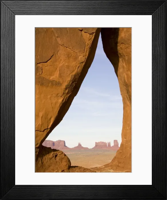 Framed Print : USA - View through Teardrop Arch of the sandstone buttes and rock pinnacles of the Monument Valley. Monument Valley Navajo Tribal Park, Navajo Nation, Arizona / Utah, USA Framed Print : USA - View through Teardrop Arch of the sandstone buttes and rock pinnacles of the Monument Valley. Monument Valley Navajo Tribal Park, Navajo Nation, Arizona / Utah, USA