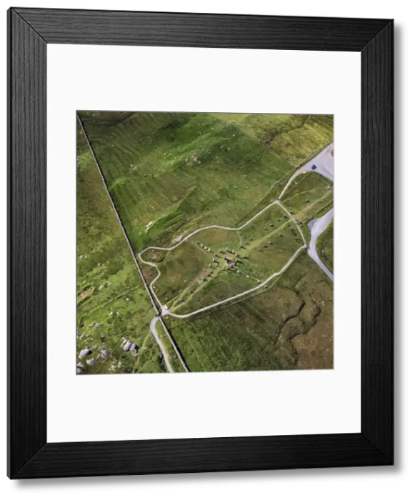 Framed Print : Aerial image of Scotland, UK: Callanish Standing Stones, Callanais, Isle of Lewis and Harris, Outer Hebrides: a group of stones that date from the late Stone Age and early Bronze Age Framed Print : Aerial image of Scotland, UK: Callanish Standing Stones, Callanais, Isle of Lewis and Harris, Outer Hebrides: a group of stones that date from the late Stone Age and early Bronze Age