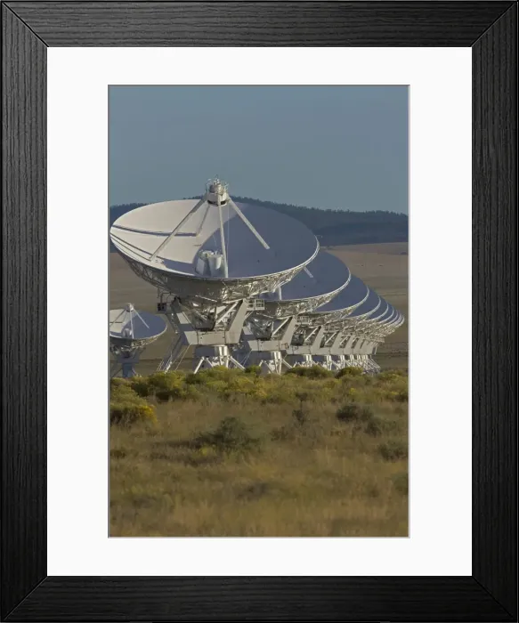 Framed Print : Very Large Array - VLA - Radio Telescopes - near Socorro - New Mexico Framed Print : Very Large Array - VLA - Radio Telescopes - near Socorro - New Mexico