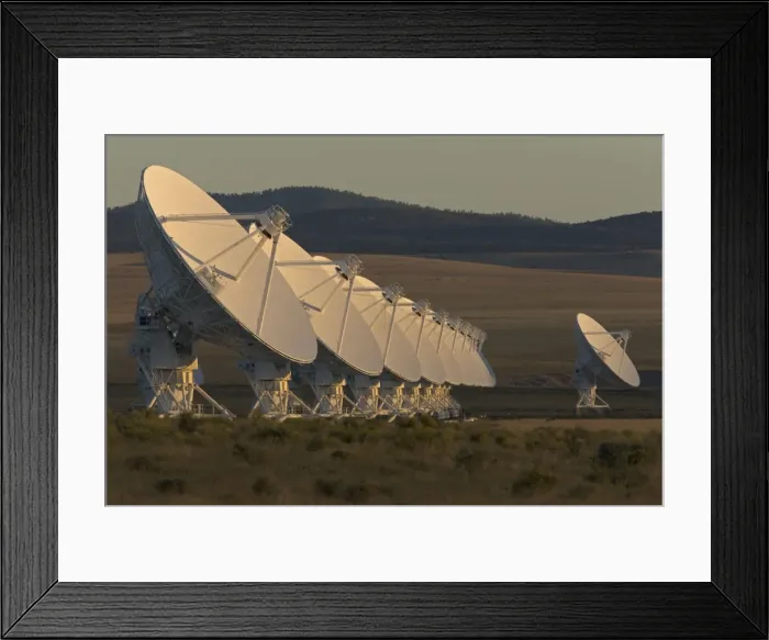 Framed Print : Very Large Array - VLA - Radio Telescopes - near Socorro - New Mexico Framed Print : Very Large Array - VLA - Radio Telescopes - near Socorro - New Mexico