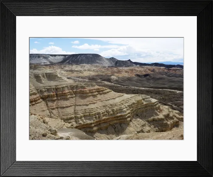 Framed Print : The Great Barranca - exposure of terrestrial Paleocene (early Tertiary) sedimentary rocks. In the words of a paleontologist, it is the most imposing and important single known fossil mammal locality in South America Framed Print : The Great Barranca - exposure of terrestrial Paleocene (early Tertiary) sedimentary rocks. In the words of a paleontologist, it is the most imposing and important single known fossil mammal locality in South America