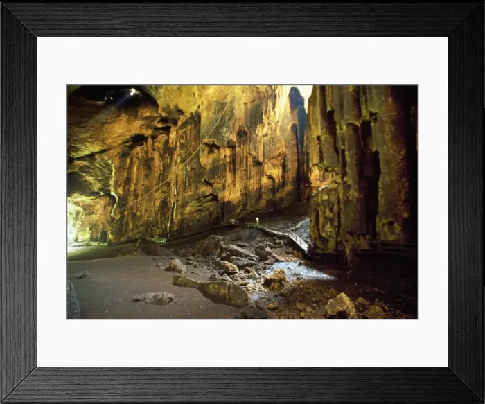 Framed Print : Borneo - gomantong caves, home to swiflets & bat species Framed Print : Borneo - gomantong caves, home to swiflets & bat species