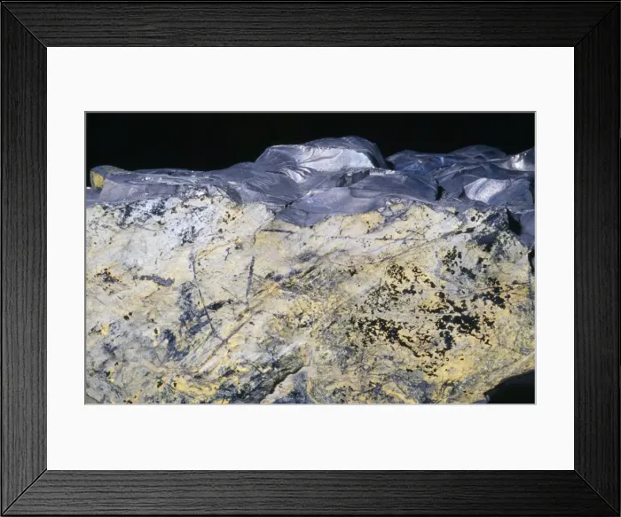 Framed Print : Coal - (Hard) Anthracite. Carbonized vegetable matter Framed Print : Coal - (Hard) Anthracite. Carbonized vegetable matter