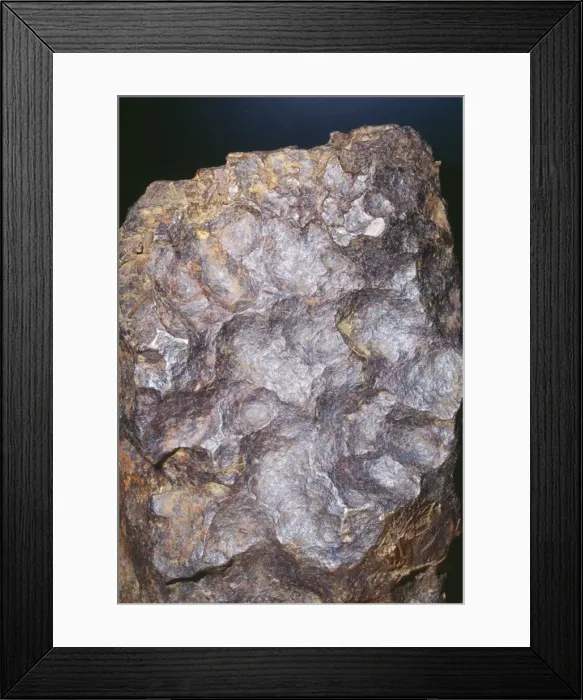 Framed Print : Meteroite - The San Bernadino Discovered in 1880's, San Bernadino Co. California, USA