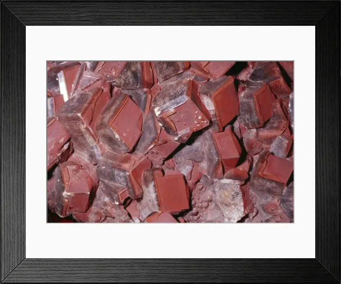 Framed Print : Calcite Ca Co3 hunan, China Framed Print : Calcite Ca Co3 hunan, China