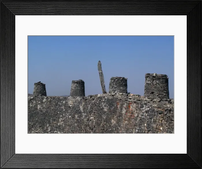 Framed Print : The King Palace Wall - Great Zimbabwe Framed Print : The King Palace Wall - Great Zimbabwe