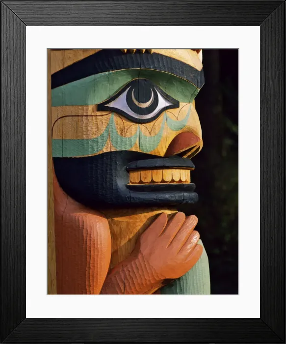 Framed Print : Totem in Stanley Park, Vancouver, British Columbia. SX3 Framed Print : Totem in Stanley Park, Vancouver, British Columbia. SX3