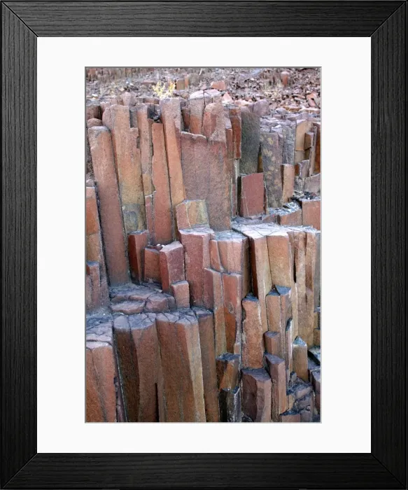 Framed Print : Organ Pipe Rock Fomation In Namibia near Khorixas Framed Print : Organ Pipe Rock Fomation In Namibia near Khorixas
