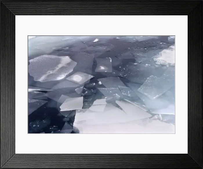 Framed Print : Pack Ice - ice breaking / melting. Spitzbergen. North Svalbard Framed Print : Pack Ice - ice breaking / melting. Spitzbergen. North Svalbard