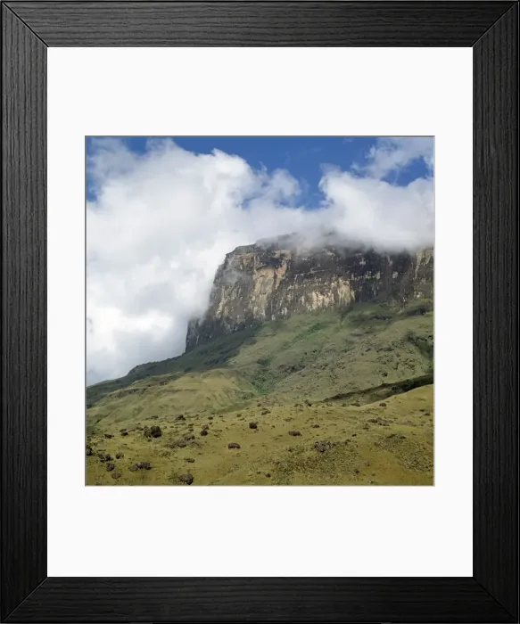 Framed Print : Mount Kukenaam (Kukenan, Kukenan, Cuguenan), Venezuela, South America: southeast corner Framed Print : Mount Kukenaam (Kukenan, Kukenan, Cuguenan), Venezuela, South America: southeast corner