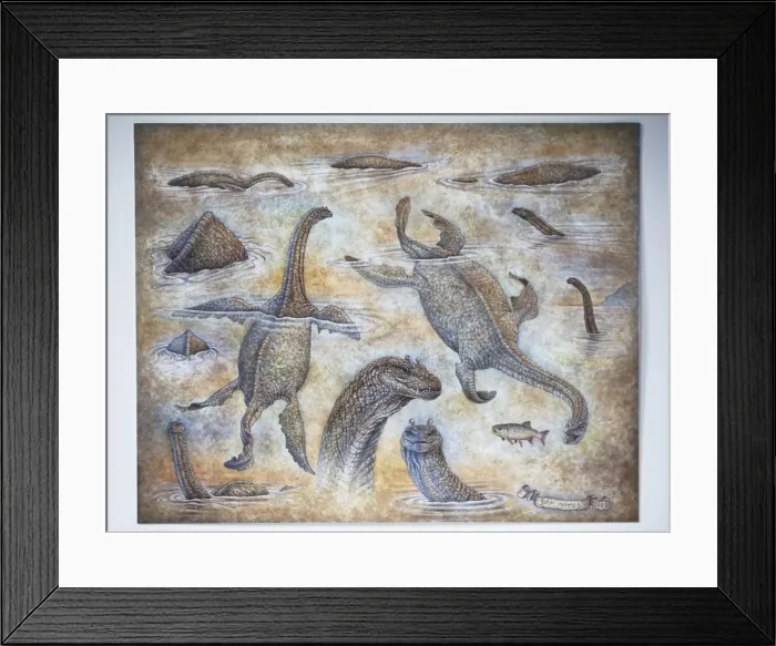 Framed Print : Loch Ness Monster Framed Print : Loch Ness Monster