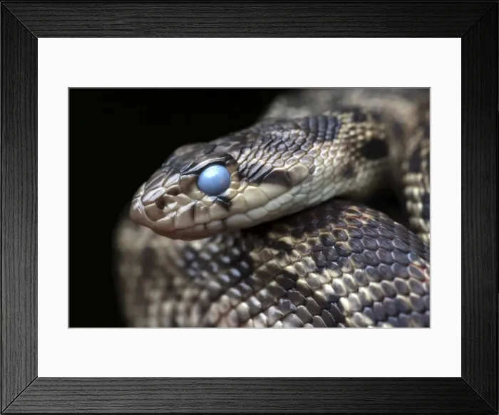 Framed Print : Pacific Gopher Snake - with eyes clouded prior to shedding skin - Oregon - USA Framed Print : Pacific Gopher Snake - with eyes clouded prior to shedding skin - Oregon - USA