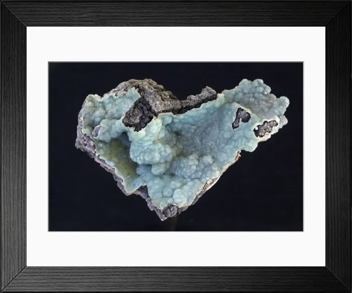 Framed Print : Smithsonite (zinc carbonate - ZnCO3) - Choix Sinoloa Mexico - A mineral ore of zinc - Also known as zinc spar - Discovered by and named for James Smithson whose bequest established the Smithsonian Institute - Colors range from white - grey - yellow Framed Print : Smithsonite (zinc carbonate - ZnCO3) - Choix Sinoloa Mexico - A mineral ore of zinc - Also known as zinc spar - Discovered by and named for James Smithson whose bequest established the Smithsonian Institute - Colors range from white - grey - yellow