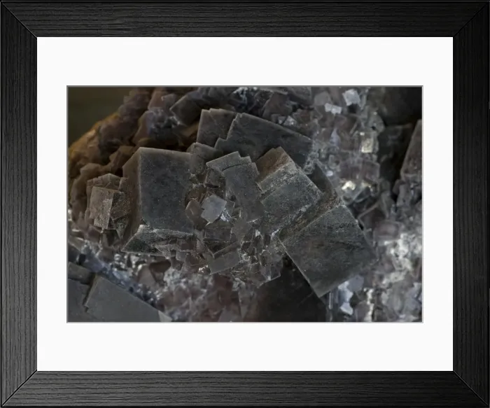 Framed Print : Fluorite - Xianghua Ling Mine - China Framed Print : Fluorite - Xianghua Ling Mine - China
