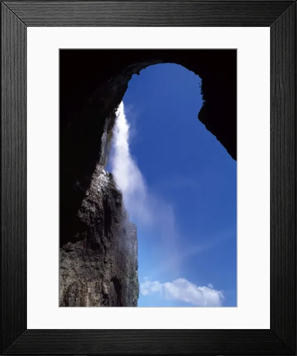 Framed Print : Angel Falls (view from base of), Churun Gorge, Auyantepui (Devil's Mountain, Auyantepuy), Canaima National Park, Venezuela, South America Framed Print : Angel Falls (view from base of), Churun Gorge, Auyantepui (Devil's Mountain, Auyantepuy), Canaima National Park, Venezuela, South America