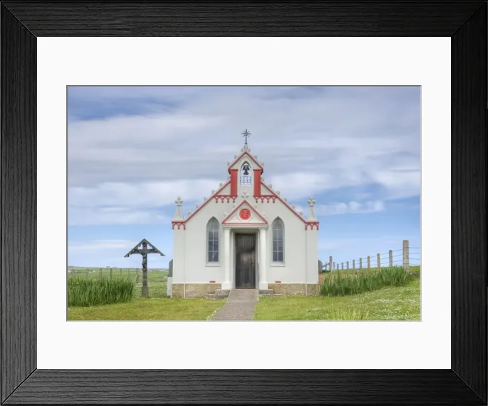 Framed Print : Italian Chapel - Lamb Holm - Orkney LA005275 Framed Print : Italian Chapel - Lamb Holm - Orkney LA005275