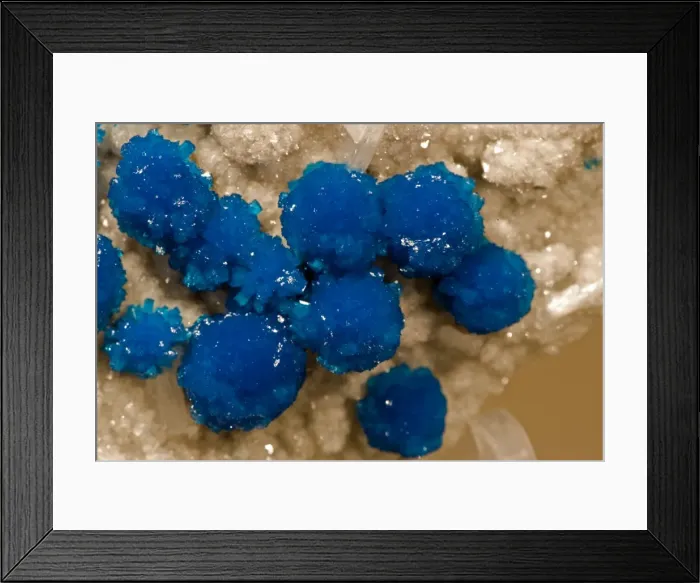 Framed Print : Cavansite - Wagholi - Pune - India Framed Print : Cavansite - Wagholi - Pune - India