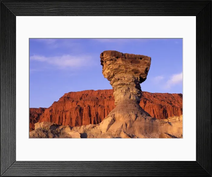 Framed Print : Ischigualasto Formation, Argentina FG 12419 Valley of the Moon - Ischigualasto Provincial Park, Province San Juan. World Heritage Site - Formation known as The Mushroom Triassic Sediments Framed Print : Ischigualasto Formation, Argentina FG 12419 Valley of the Moon - Ischigualasto Provincial Park, Province San Juan. World Heritage Site - Formation known as The Mushroom Triassic Sediments