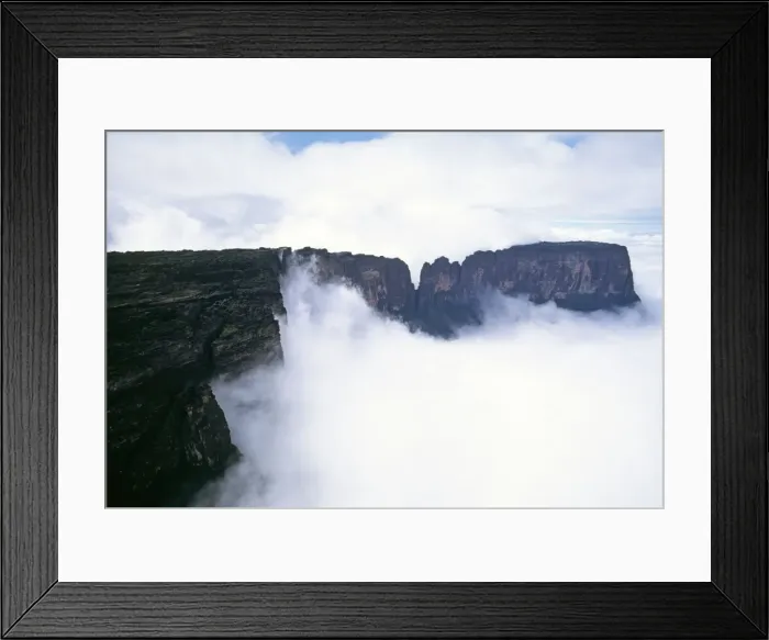 Framed Print : Aerial image of Tepuis, Venezuela South America: Mount Kukenaam (Kukenan, Kukenan, Cuguenan), northern section, Estado Bolivar Framed Print : Aerial image of Tepuis, Venezuela South America: Mount Kukenaam (Kukenan, Kukenan, Cuguenan), northern section, Estado Bolivar