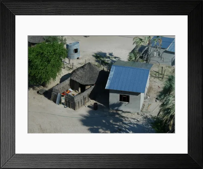 Framed Print : Aerial of Maun, Botswana Africa Framed Print : Aerial of Maun, Botswana Africa