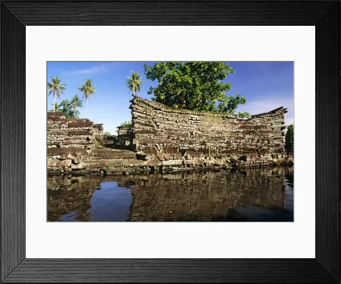 Framed Print : Nan Douwas, largest of the ruins Nan Madol (c. 1200 AD) Pohnpei, Micronesia JLR04168 Framed Print : Nan Douwas, largest of the ruins Nan Madol (c. 1200 AD) Pohnpei, Micronesia JLR04168