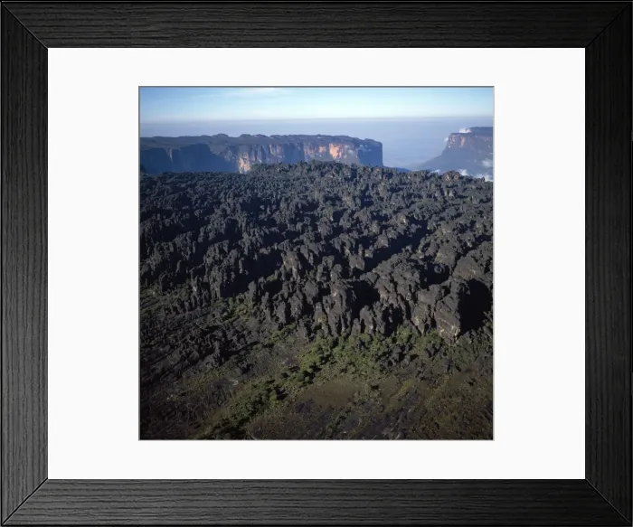 Framed Print : Aerial image of Tepuis, Venezuela South America: summit of Mount Roraima (Cerro Roraima) Framed Print : Aerial image of Tepuis, Venezuela South America: summit of Mount Roraima (Cerro Roraima)