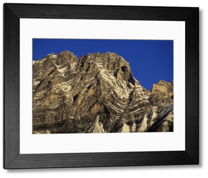 Framed Print : Mount Cascade near Banff Town - Folded sedimentary rocks - Banff National Park - Rocky Mountains - Canada - Alberta Framed Print : Mount Cascade near Banff Town - Folded sedimentary rocks - Banff National Park - Rocky Mountains - Canada - Alberta