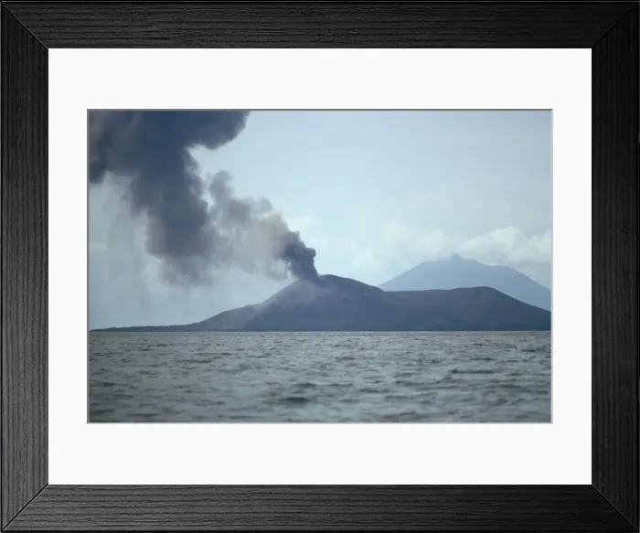 Framed Print : Krakatau Volcano CHM 275 Indonesia. © Charles McDougal / ARDEA LONDON Framed Print : Krakatau Volcano CHM 275 Indonesia. © Charles McDougal / ARDEA LONDON