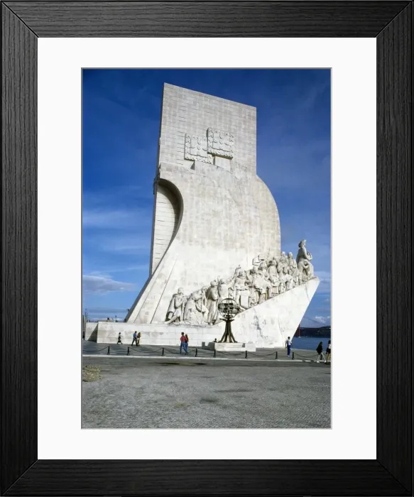 Framed Print : Portugal - Monument to the Discoveries Lisbon, Portugal