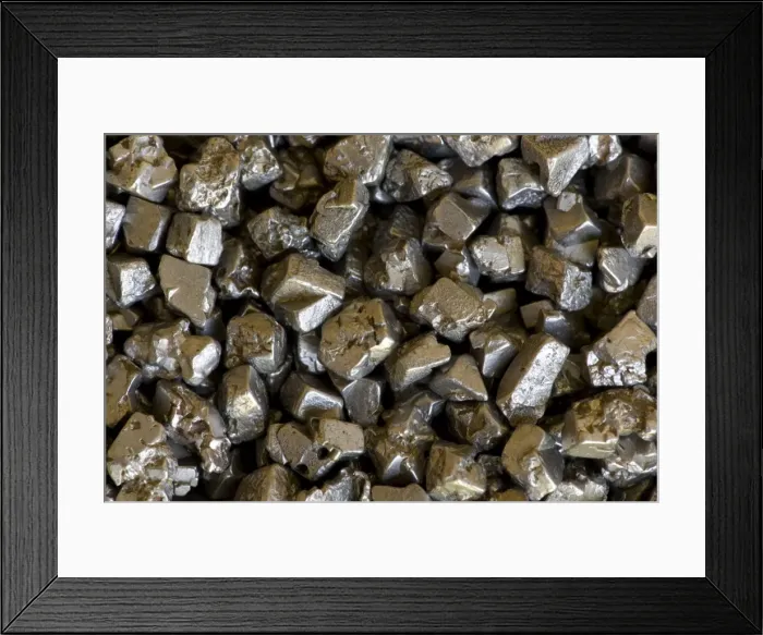Framed Print : Platinum Crystals - Eastern Siberia - Mined from a crater-Kondyor Massif-in far eastern Russia Framed Print : Platinum Crystals - Eastern Siberia - Mined from a crater-Kondyor Massif-in far eastern Russia