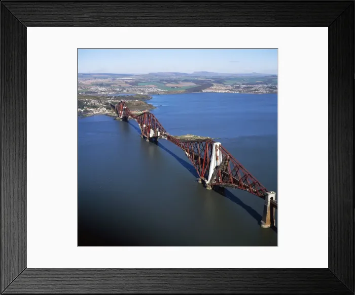 Framed Print : Aerial image of Scotland, UK: The Forth Bridge (Forth Rail Bridge or Forth Railway Bridge), a cantilever, railway bridge over the Firth of Forth (estuary of firth) in the east of Scotland, Lowlands, Scotland Framed Print : Aerial image of Scotland, UK: The Forth Bridge (Forth Rail Bridge or Forth Railway Bridge), a cantilever, railway bridge over the Firth of Forth (estuary of firth) in the east of Scotland, Lowlands, Scotland