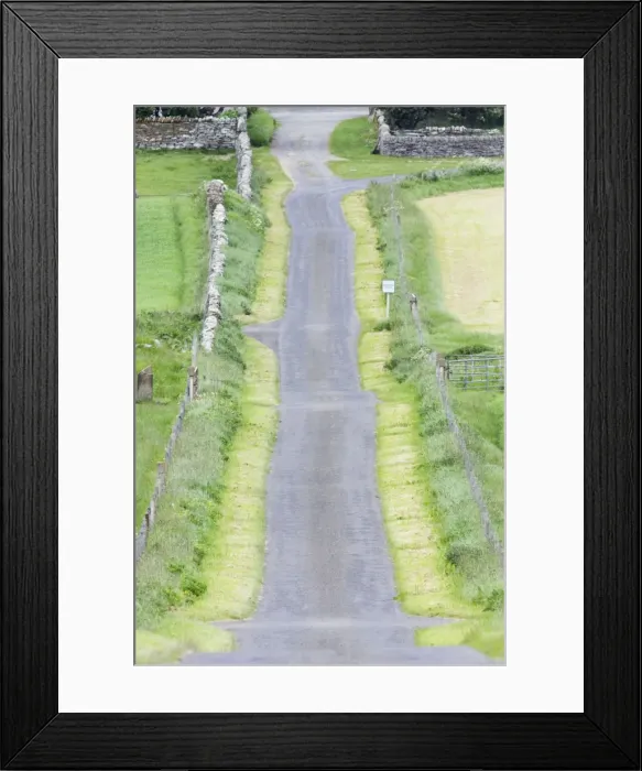 Framed Print : Single Track Road - Orkney Islands LA005068 Framed Print : Single Track Road - Orkney Islands LA005068