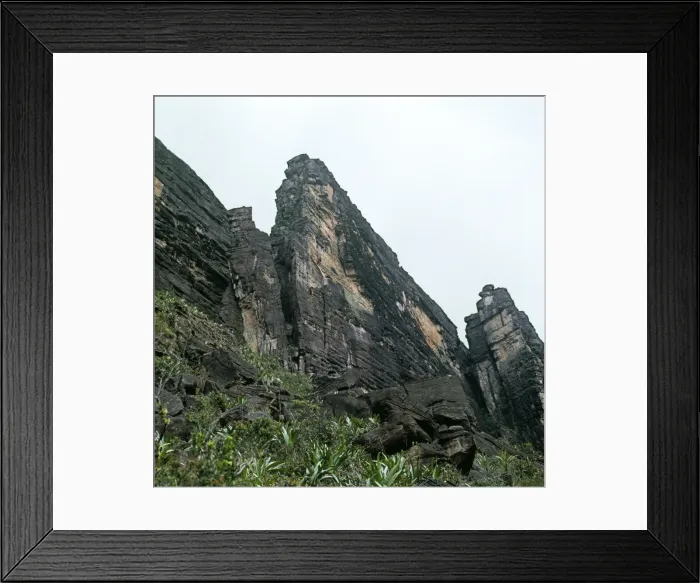 Framed Print : Mount Kukenaam (Kukenan, Kukenan, Cuguenan), Venezuela, Estado Bolivar: ascent point showing the chessman Framed Print : Mount Kukenaam (Kukenan, Kukenan, Cuguenan), Venezuela, Estado Bolivar: ascent point showing the chessman