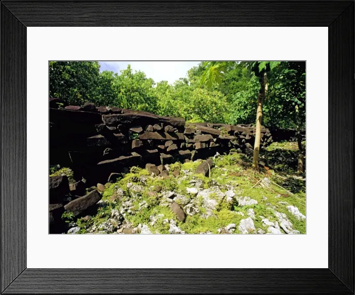 Framed Print : Pahn Kadira, with the residential complex of the Sau Deleur chiefs, 115 meters long Nan Madol fortress (c. 1200 AD) Pohnpei, Micronesia JLR04186 Framed Print : Pahn Kadira, with the residential complex of the Sau Deleur chiefs, 115 meters long Nan Madol fortress (c. 1200 AD) Pohnpei, Micronesia JLR04186