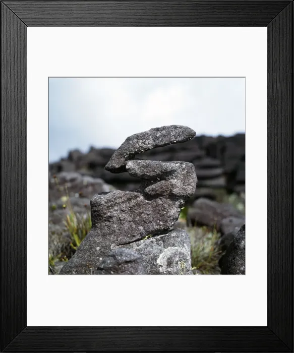 Framed Print : Eroded sandstone rockshape on summit of Mount Kukenaam (Kukenan, Kukenan, Cuguenan), Estado Bolivar, Venezuela, South America Framed Print : Eroded sandstone rockshape on summit of Mount Kukenaam (Kukenan, Kukenan, Cuguenan), Estado Bolivar, Venezuela, South America