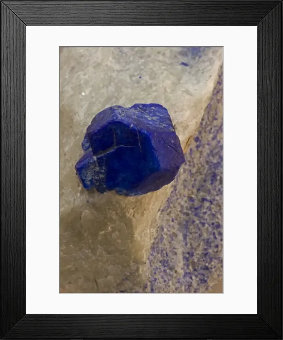 Framed Print : Lapis Lazuli - Sare Sanga - Afghanistan Framed Print : Lapis Lazuli - Sare Sanga - Afghanistan