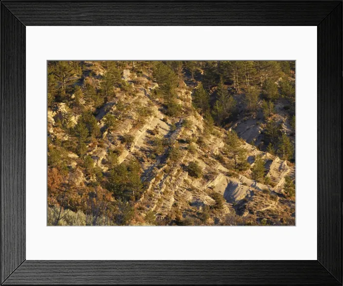Framed Print : Geographical folds - The Baronnies - Drome - France Framed Print : Geographical folds - The Baronnies - Drome - France