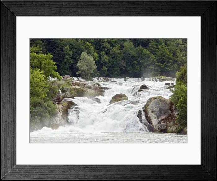Framed Print : Tourist boat and visitors at Rhine Falls (Rheinfall) at Schaffhausen - the largest plain waterfall in Europe - northern Switzerland Framed Print : Tourist boat and visitors at Rhine Falls (Rheinfall) at Schaffhausen - the largest plain waterfall in Europe - northern Switzerland