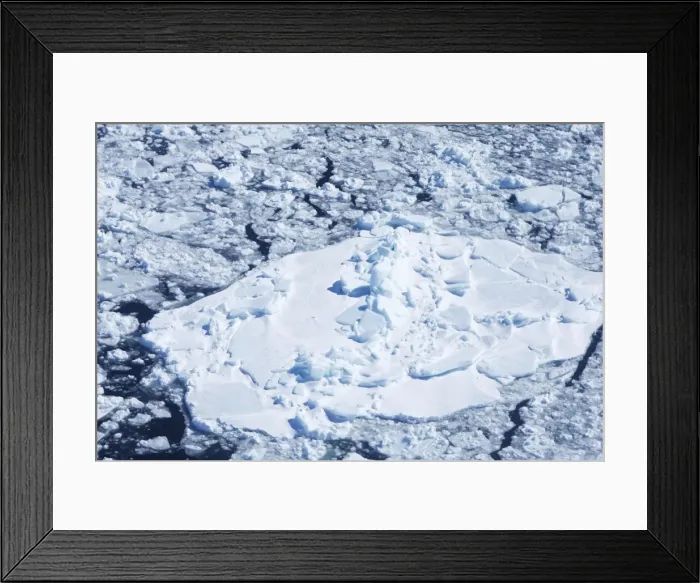 Framed Print : Ice Floe Magdalen Islands Canada Framed Print : Ice Floe Magdalen Islands Canada