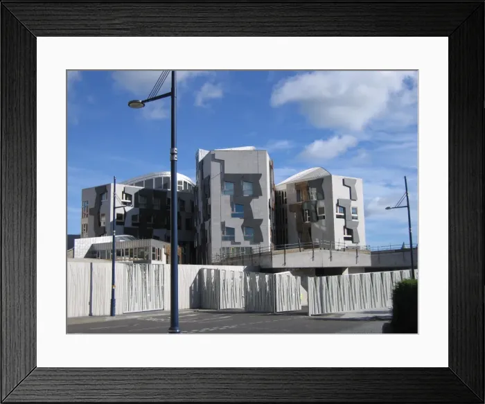 Framed Print : Edinburgh Parliament Building Scotland UK Framed Print : Edinburgh Parliament Building Scotland UK