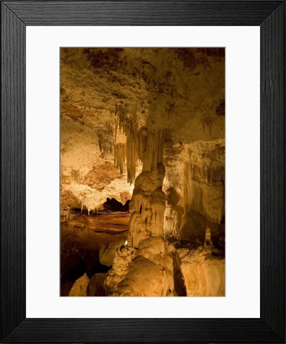 Framed Print : Fig Tree Cave - calcite formations in Fig Tree cave - Wombeyan Caves Karst Conservation Reserve, New South Wales, Australia Framed Print : Fig Tree Cave - calcite formations in Fig Tree cave - Wombeyan Caves Karst Conservation Reserve, New South Wales, Australia