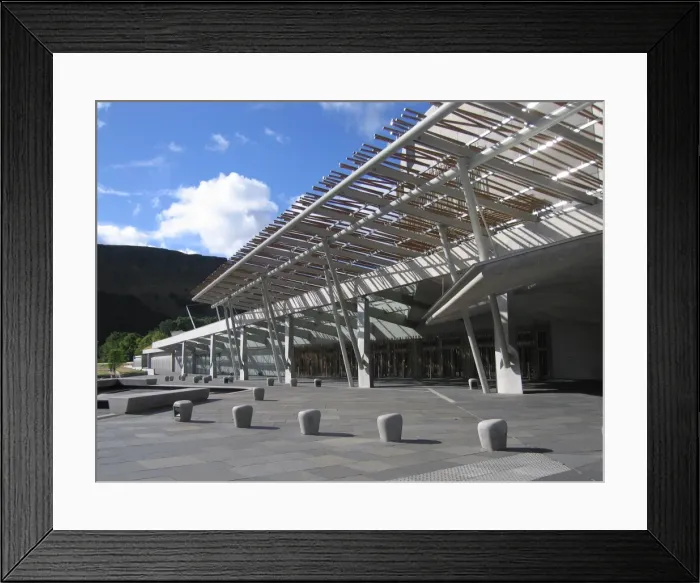 Framed Print : Edinburgh Parliament Building Scotland UK Framed Print : Edinburgh Parliament Building Scotland UK