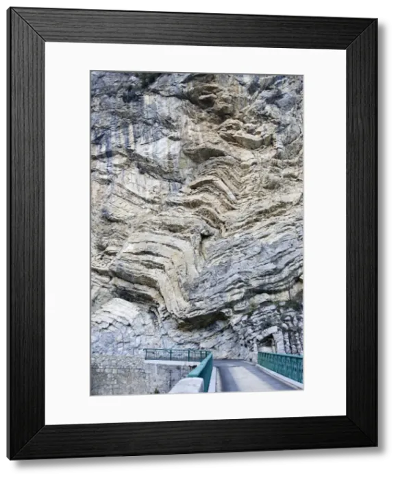 Framed Print : Geographical folds - Ardeche - France Framed Print : Geographical folds - Ardeche - France