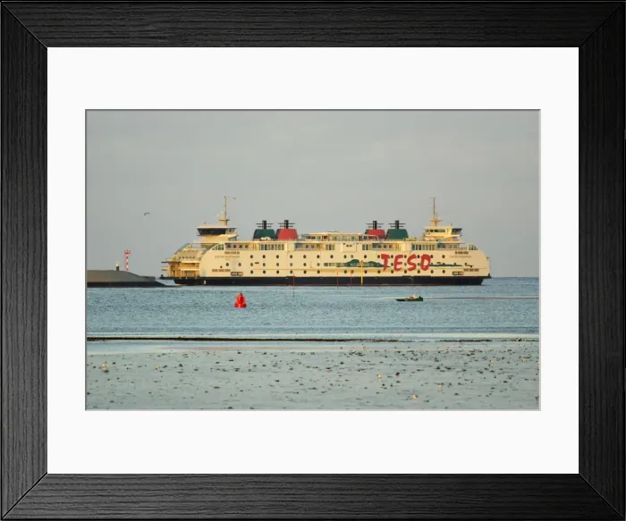 Framed Print : Texel Ferry - landing at island of Texel, from Den Helden, Holland Framed Print : Texel Ferry - landing at island of Texel, from Den Helden, Holland